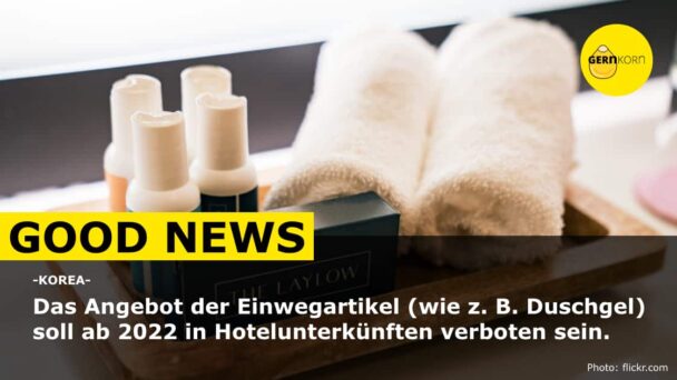 Good News - Einwegartikel verboten